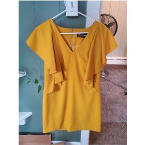 New York & Co Gabrielle Union, Small, Yellow dress